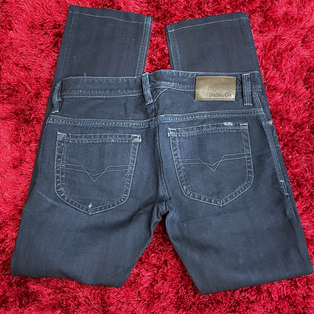 Diesel Thanaz Slim Skinny Blue Jeans 32 x 32 Light 0601K